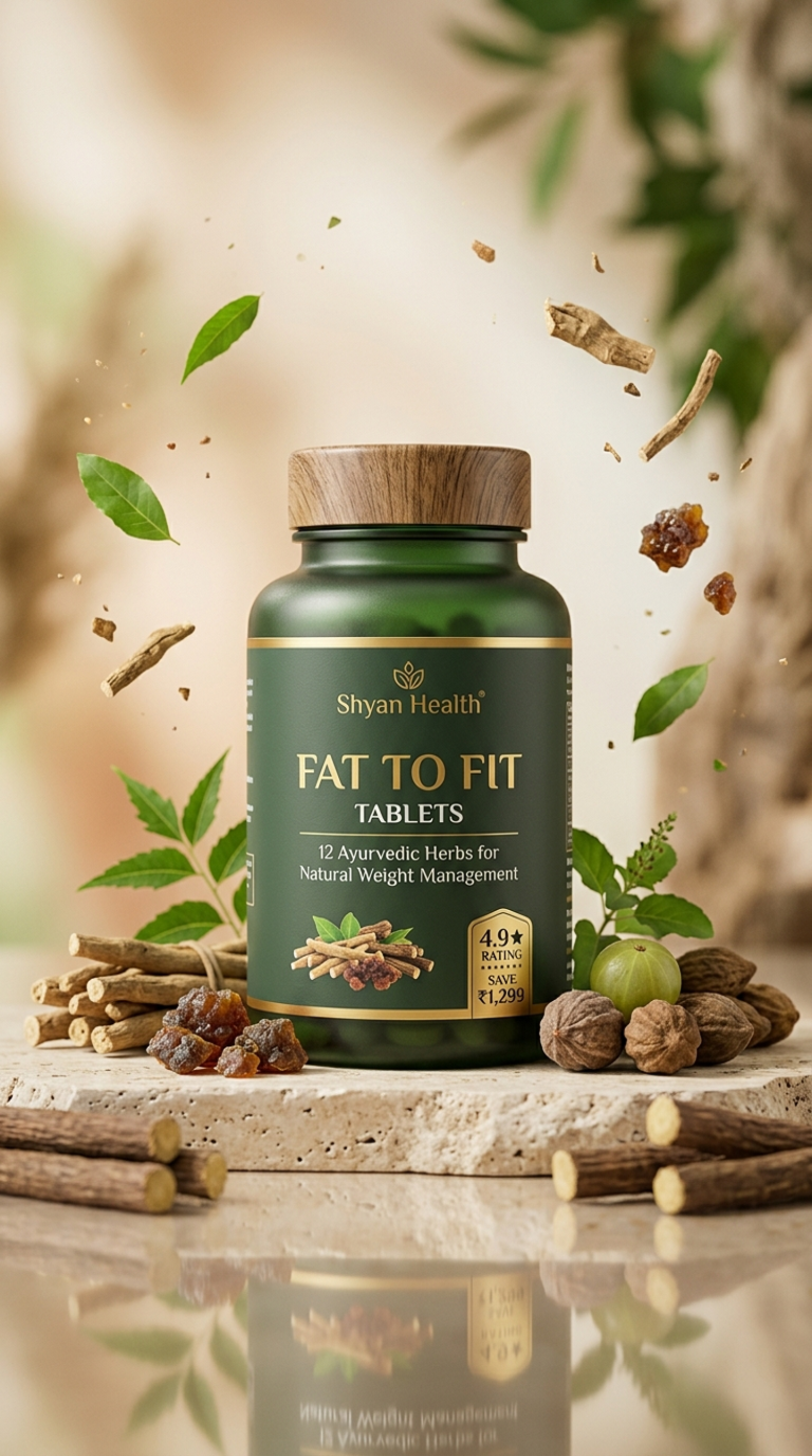 Fat to Fit Tablets – Natural Ayurvedic Weight Loss Supplements for Women